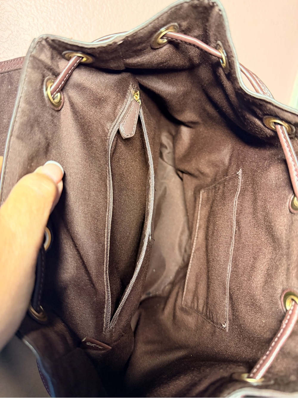 Coach Dempsey Drawstring Backpack - Picture 16 of 16